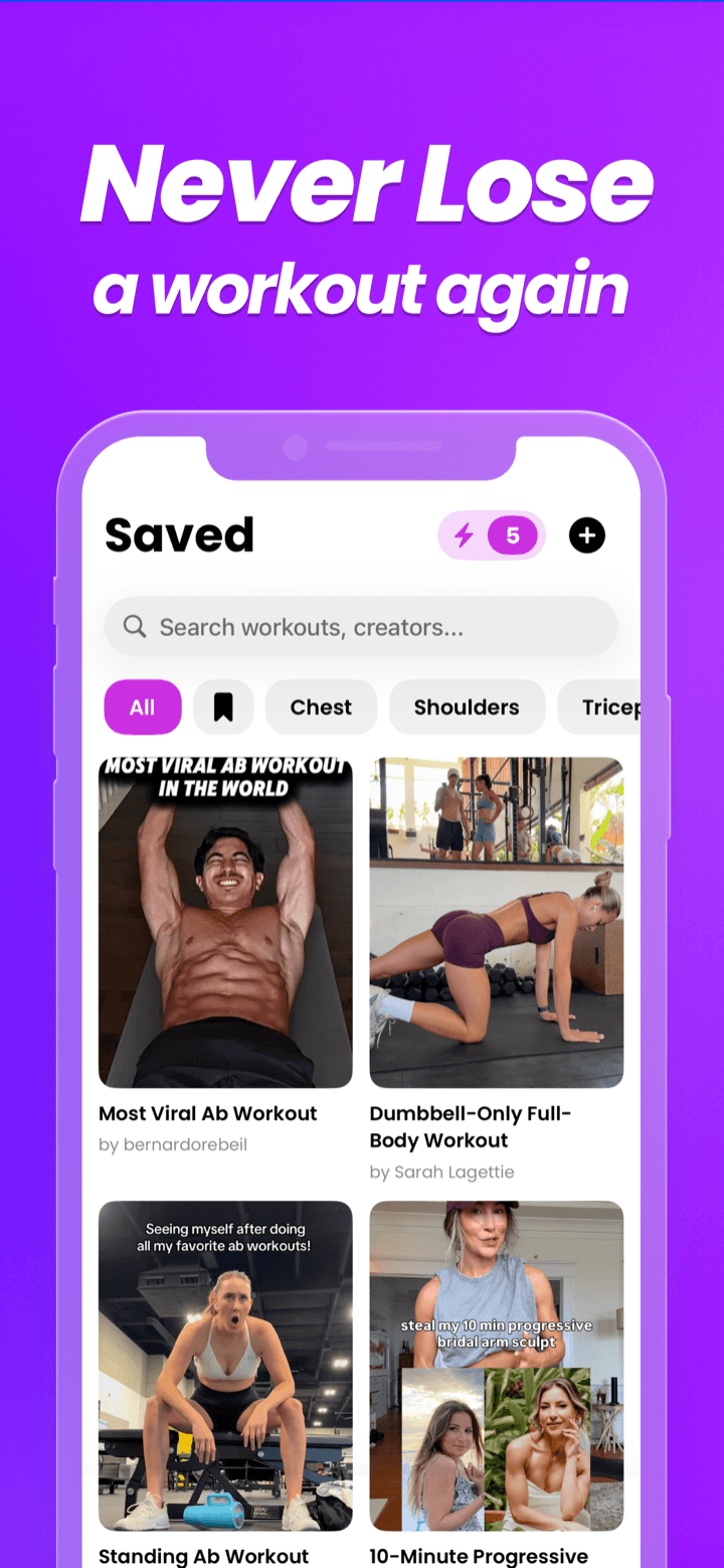 Gymdex App Store screenshot 1