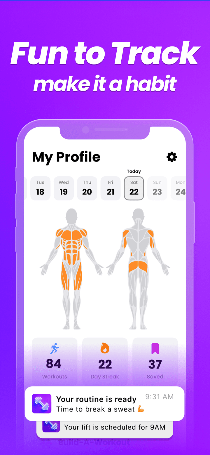 Gymdex App Store screenshot 3
